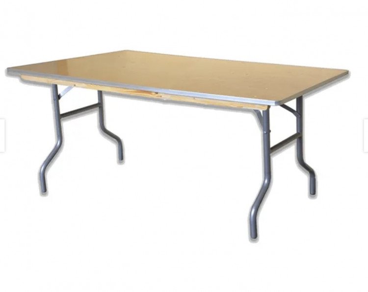 6 foot banquet table