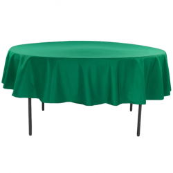 Polyester 90 Round Tablecloth Linen, 96" Round